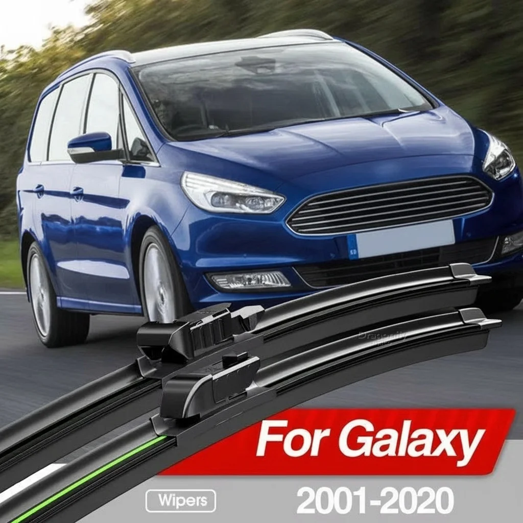 

For Ford Galaxy Mk2 Mk3 Mk4 2001-2020 Front Windshield Wiper Blades 2pcs Windscreen Window Accessories 2002 2006 2014 2016 2018