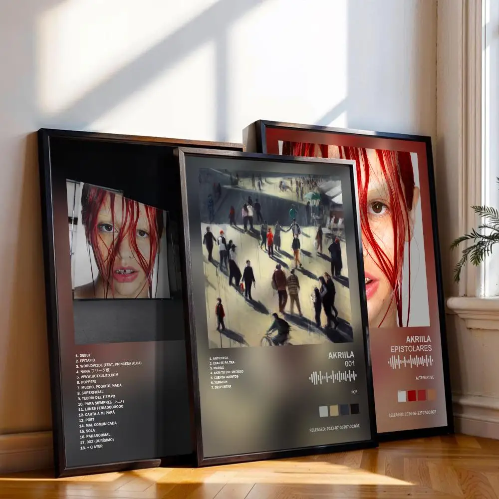 AKRIILA Poster Musik Album Cover für Zimmer Leinwand Malerei Druck Kunst Home Wand Dekor Bild Geschenk