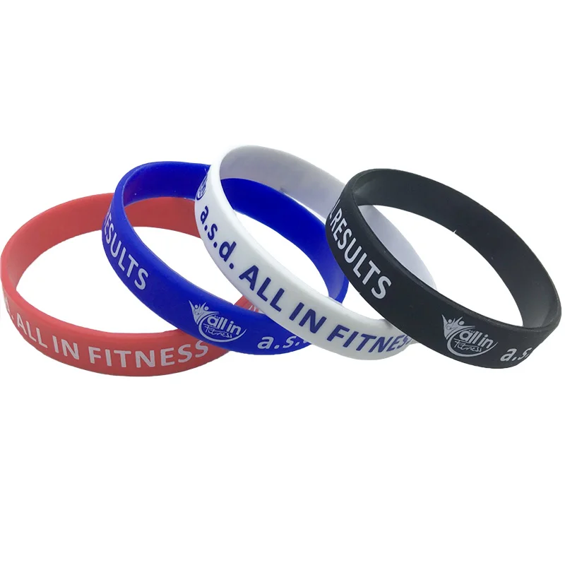 

YERLLSOM 200pcs/Lot High Quality Custom Rubber Wristband Silicone Bracelet Wrist Band