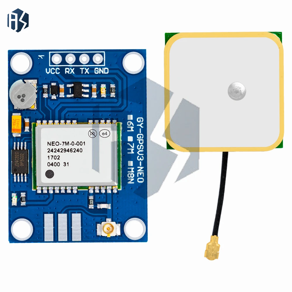 Módulo GPS GY-GPSV3 NEO-M8N NEO-6M para controlador de vôo APM MWC PX4 Pixhawk V2.4.5 APM2.56 APM 1.65 -3.6V