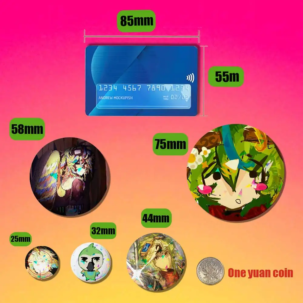 For ParrotX2 Badge Cover Pin DIY Insignia 75mm Button Emblem Round 25mm Hat Cap Laser Film
