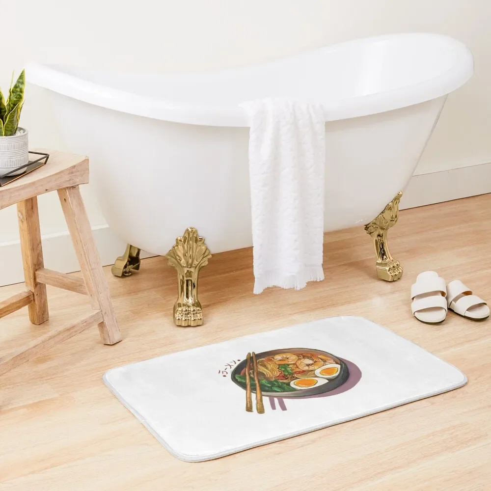 

Japanses Ramen Noodles Bowl Bath Mat Sets Of Bathroom Accessories Bathroom Rugs Mat