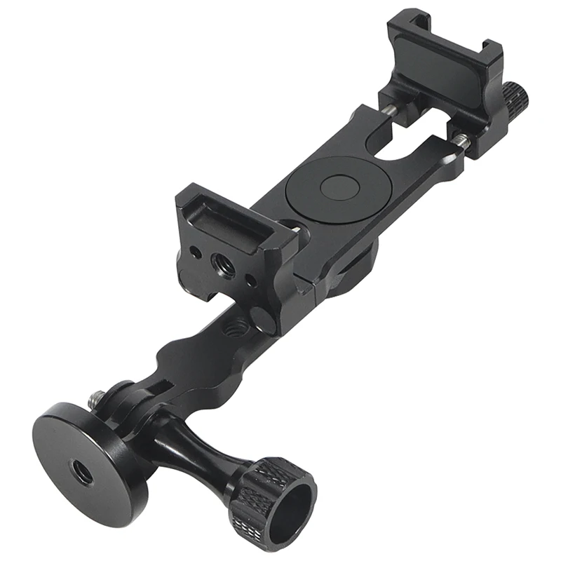 Handy-Ständer halter 360-Grad-Drehung Stativ adapter Kalt schuh 1/4 "Halterung für Smartphone Vlog Selfie Stick Lichter stehen – Detail 27