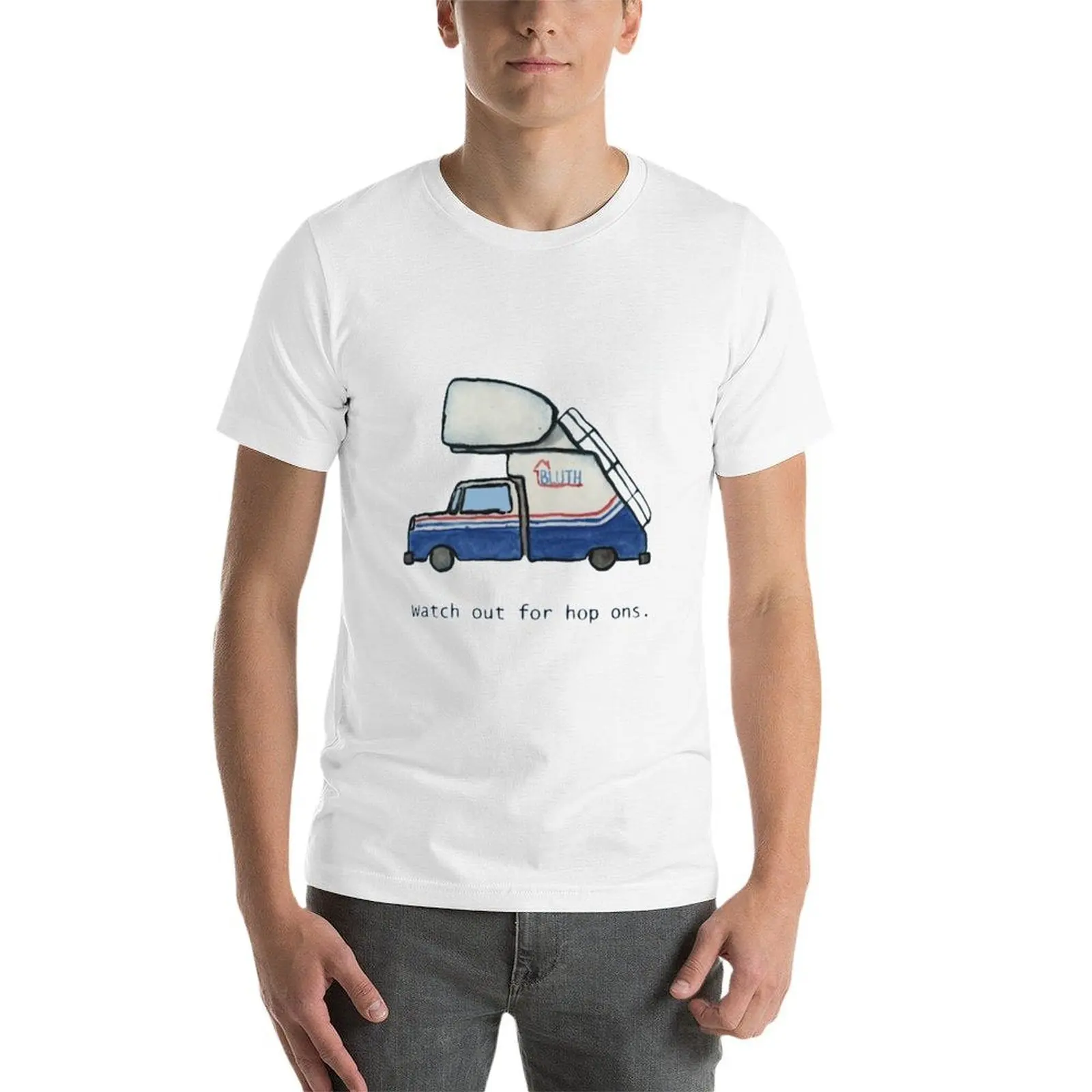 تي شيرت Arrested Development تي شيرت رجالي برسوم جرافيك تي شيرت جرافيك مضحك تي شيرت قطني #4