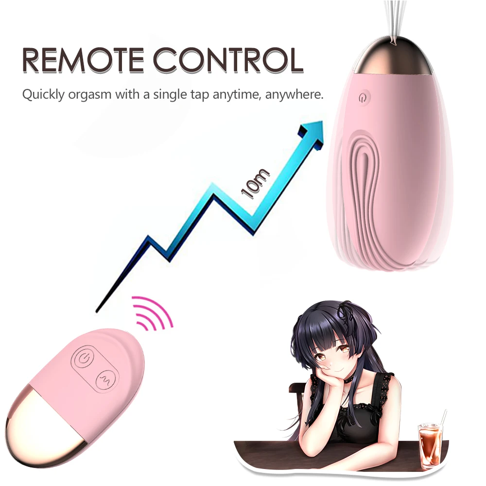 Remote Control Jumping Egg Sex Toys For Women 10 Speed Vagina Ball Female Sex Kegel Ball Clitoris Stimulator Female Masturbation