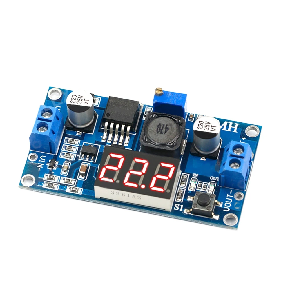 DC Voltage Adjustable Step-Down Power Module LM2596 Step-Down