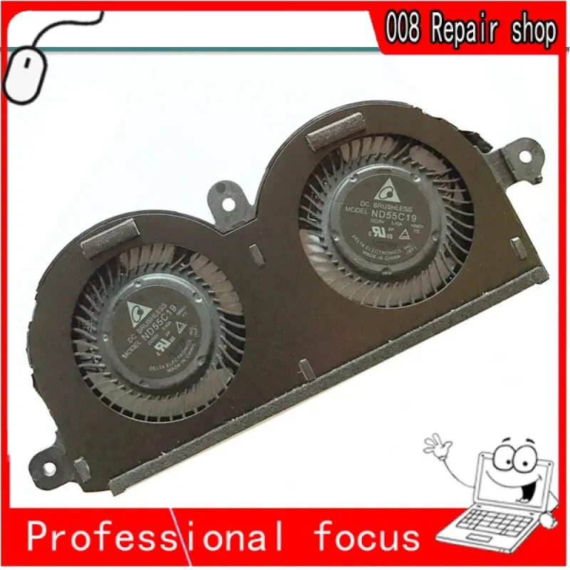 New Genuine CPU Cooling Fan for Dell XPS 13 9380 7390 0980WH 980WH ND55C19-19A14