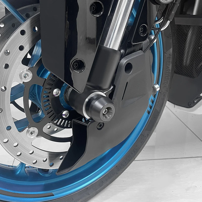 Newlest r7 Motorcycle CNC Front & Rear Wheel Fork Axle Sliders Crash Cap Falling Protector Pad For YZF R7 YZFR7 2020-2025 2026