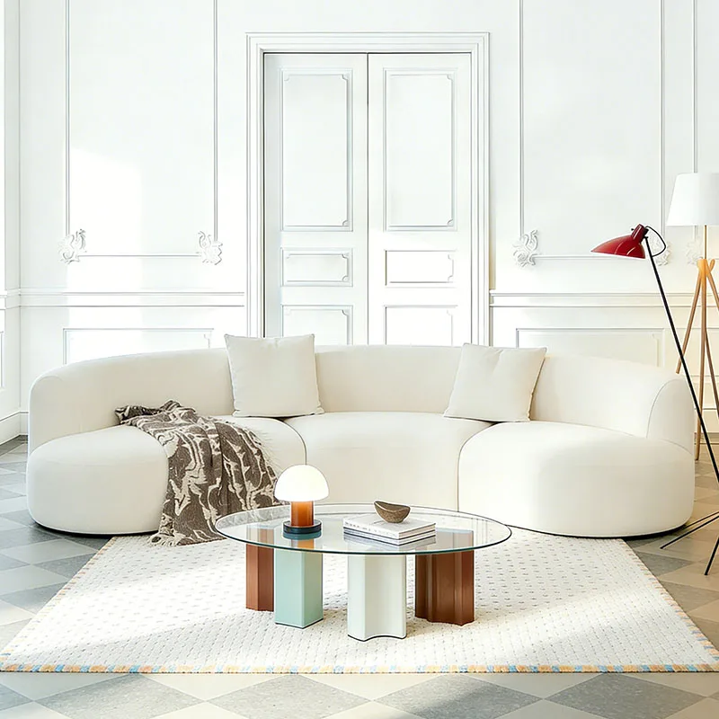 Nordic Puffs Living Room Sofas Futon Luxury Modern Floor Lounge Living Room Sofas Designer Lounge Muebles Lounge Suite Furniture
