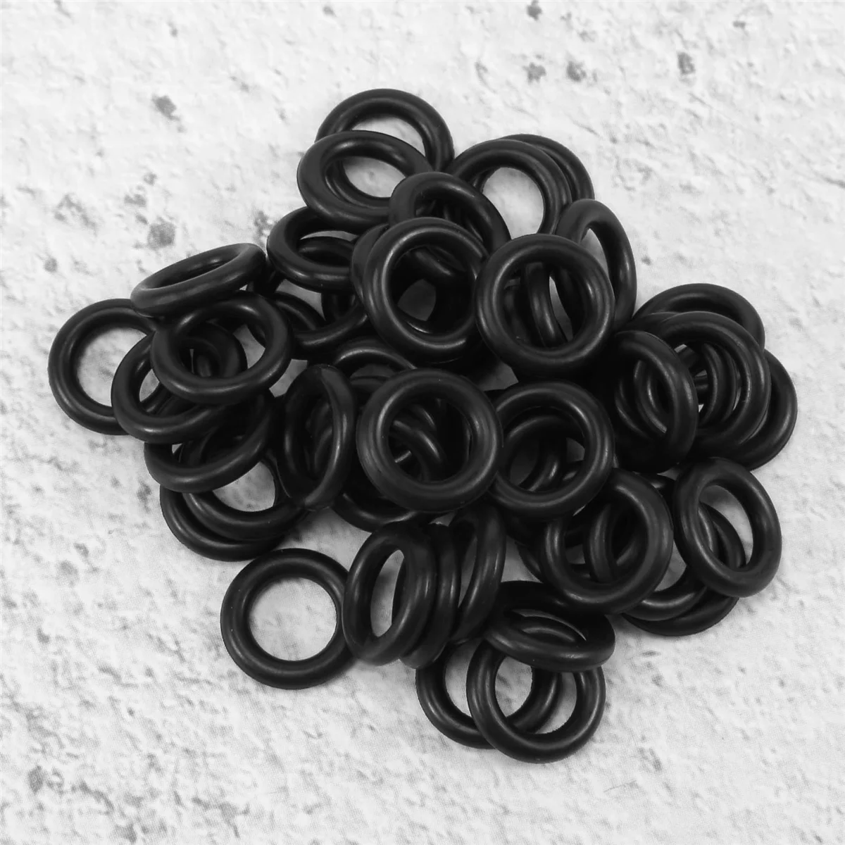WFF 50 pieces black Nitrile rubber O Ring Seals Washers 12 mm x 2,5 mm x 7 mm