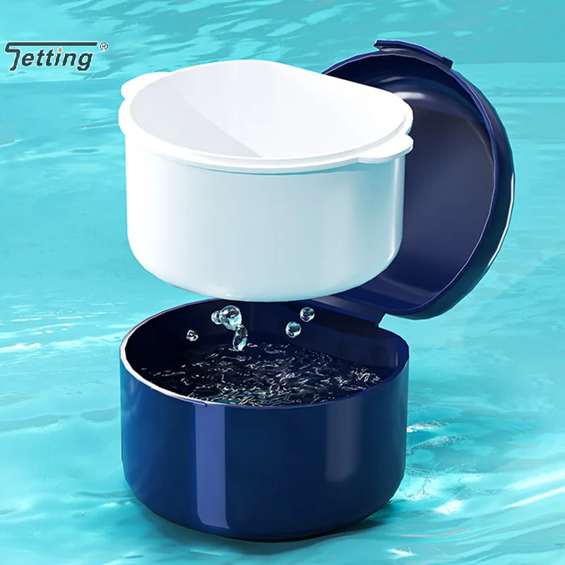 

Retainer Case Portable Mouth Guard Box Oral Cleaning False Teeth Denture Storage Box Teeth Aligner Braces Box Orthodontic