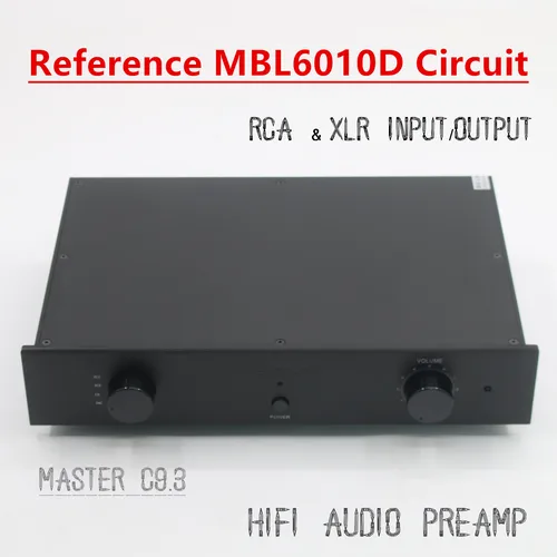 STR601C は、RCA および XLR 入力および出力を備えた MBL6010D HiFi オーディオ プリアンプに基づいて完成しました。ホーム オーディオ プリアンプ