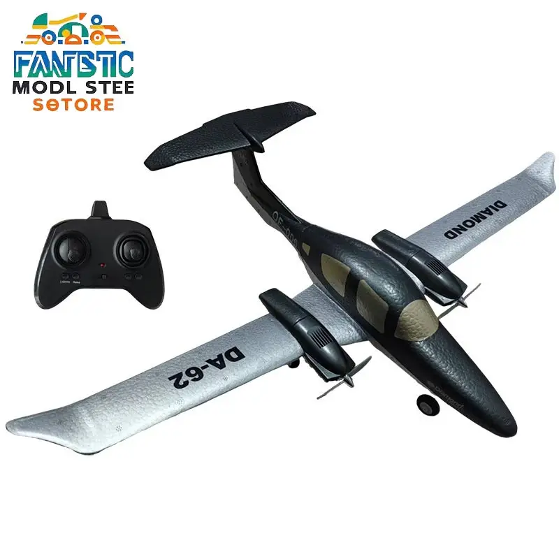 

Трансграничный Da62 Алмазный самолет Qf006 с фиксированным крылом, пенопластовый самолет с дистанционным управлением, электрическая модель, двухканальный планер