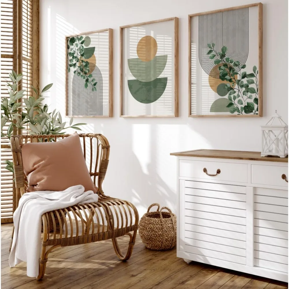 Frameless Green Geo…