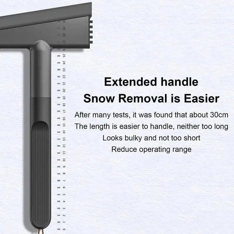 Window With Extended Handle Winter Windshield Ice Scraper Anti Scratch Ice Remover For Car SUVs Window Cleaning Accessories