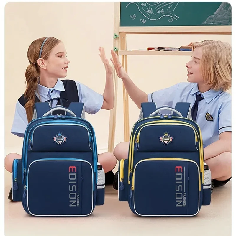 Waterproof Children's Backpack Children's Backpack Large Capacity Boys' Ultra Lightweight Backpack Spine Protection Backpack