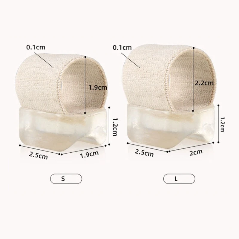 2 SZT. Duży Separator Palucha Koślawego Szyna Korektor Prostownik Narzędzia do Pielęgnacji Stóp Ochraniacz na Haluksy Orteza 1 Para