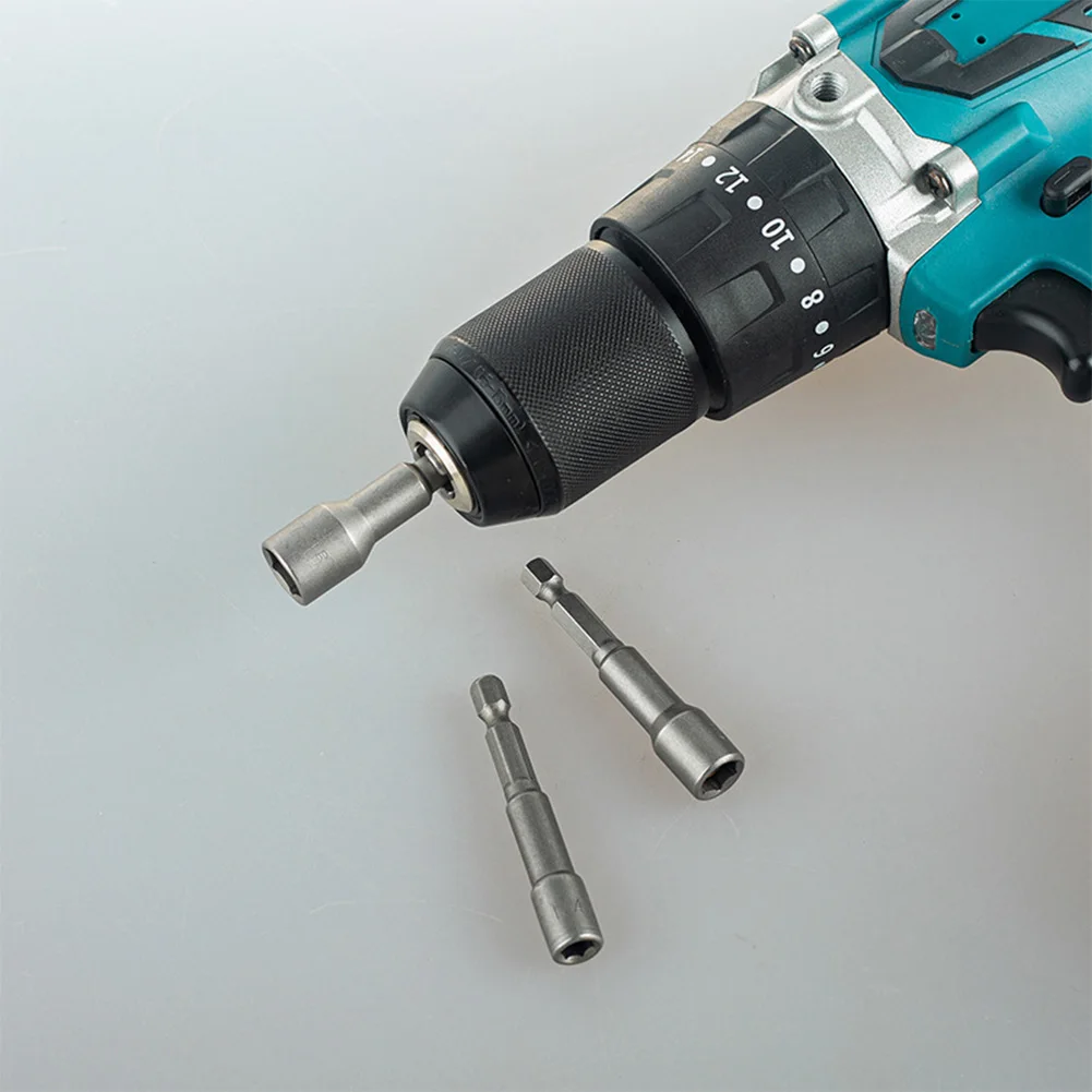 5 قطعة رأس المفك المغناطيسي عرافة رئيس 1/4 5/16 3/8 7/16 1/2 بوصة المغناطيسي الجوز مفك عرافة مفتاح مفك أدوات يدوية اكسسوارات #4