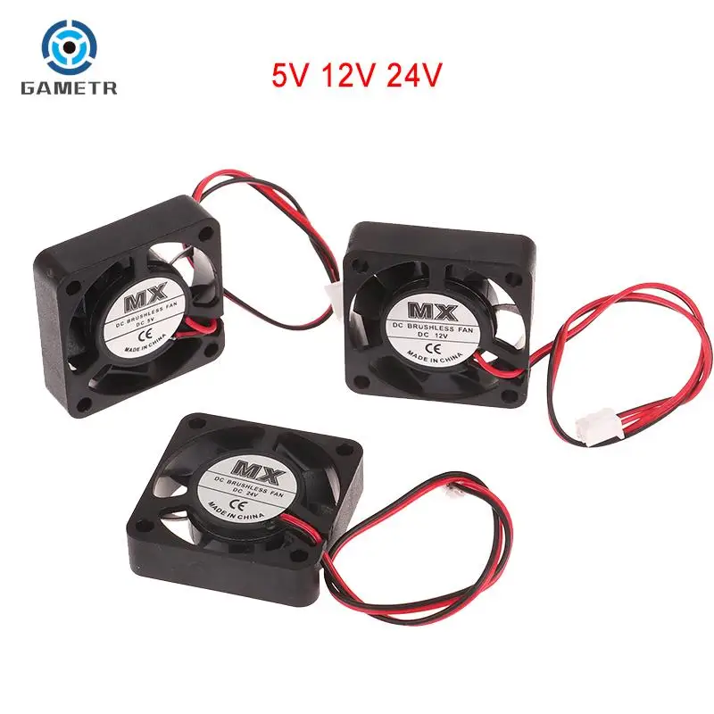 Ventilador de disipación de calor silencioso para luz de escenario, cojinete de aceite 4010 innovador, refrigeración sin escobillas MX 40mm, negro, DC 5V, 12V, 24V