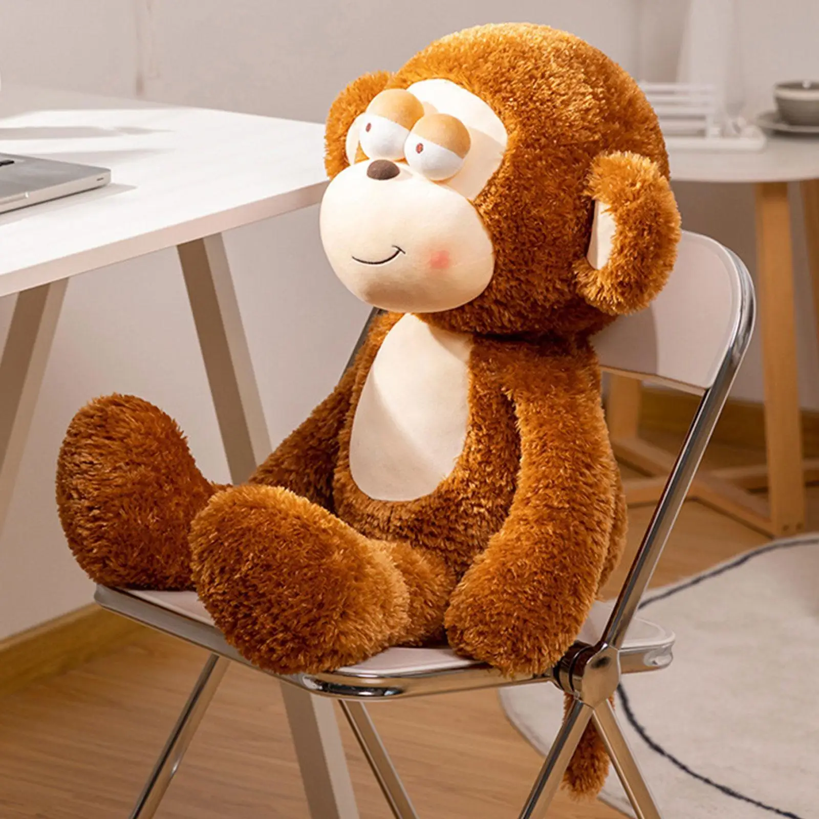 Stuffed Plush Monkey Toy Multipurpose Cute Unique Practical Lightweight Gifts Soft Toy Home Decorative for Teens Kids Boys Girls