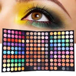 Pro 180 Color Makeup Long Wear Eyeshadow Palette Cosmetic Make Up Waterproof Nude Matte Glitter Shimmer Eye Shadow Plate Pallete