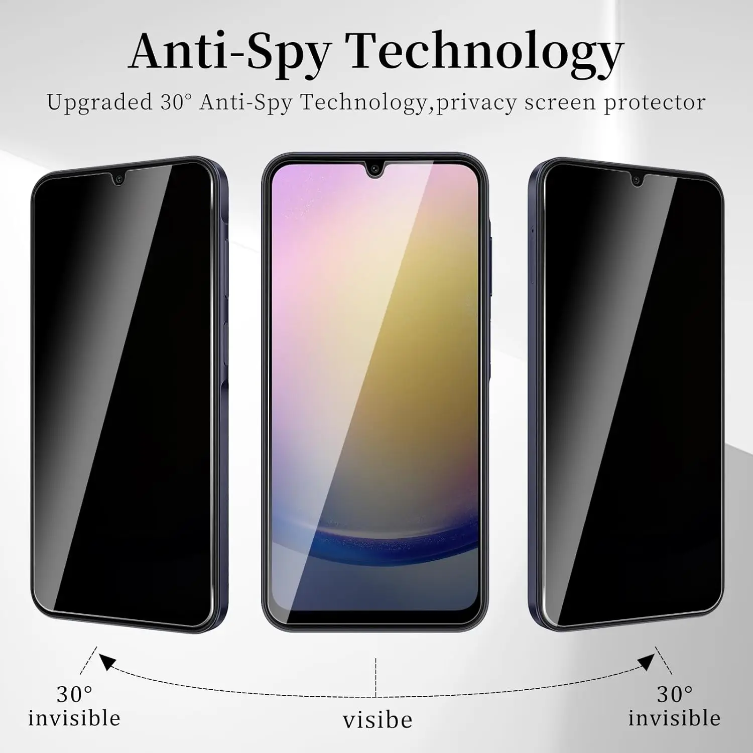 For Samsung Galaxy A25 Privacy membrane Anti Spy Screen Protector Privacy Glass Film