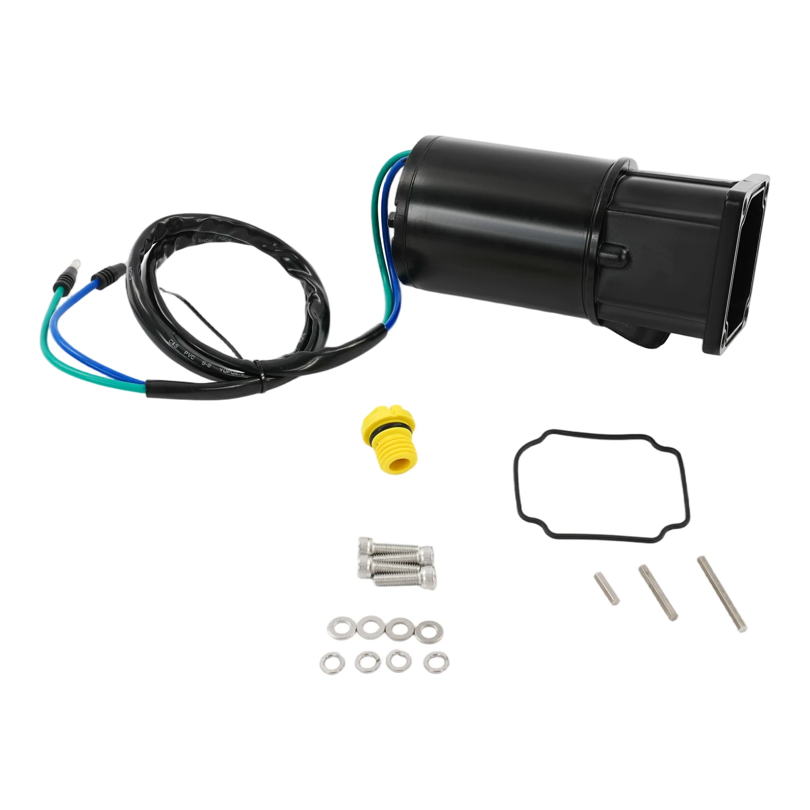 محرك إمالة وتقليم 240 وات 12 فولت، مناسب لمحركات الرفع الخارجية Mer-Cury ثنائية الأشواط 40-125/4-السكتة الدماغية 30-120 حصانًا #6