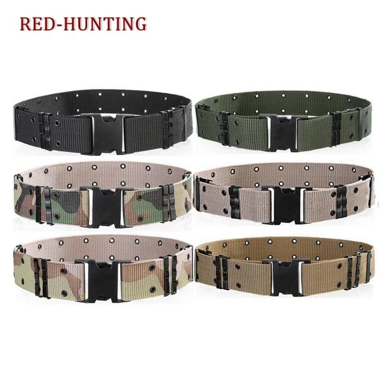 Nylon Belts for Men, Hunting, Special Forces Quick Release Waistband Tactical Gear Accessories