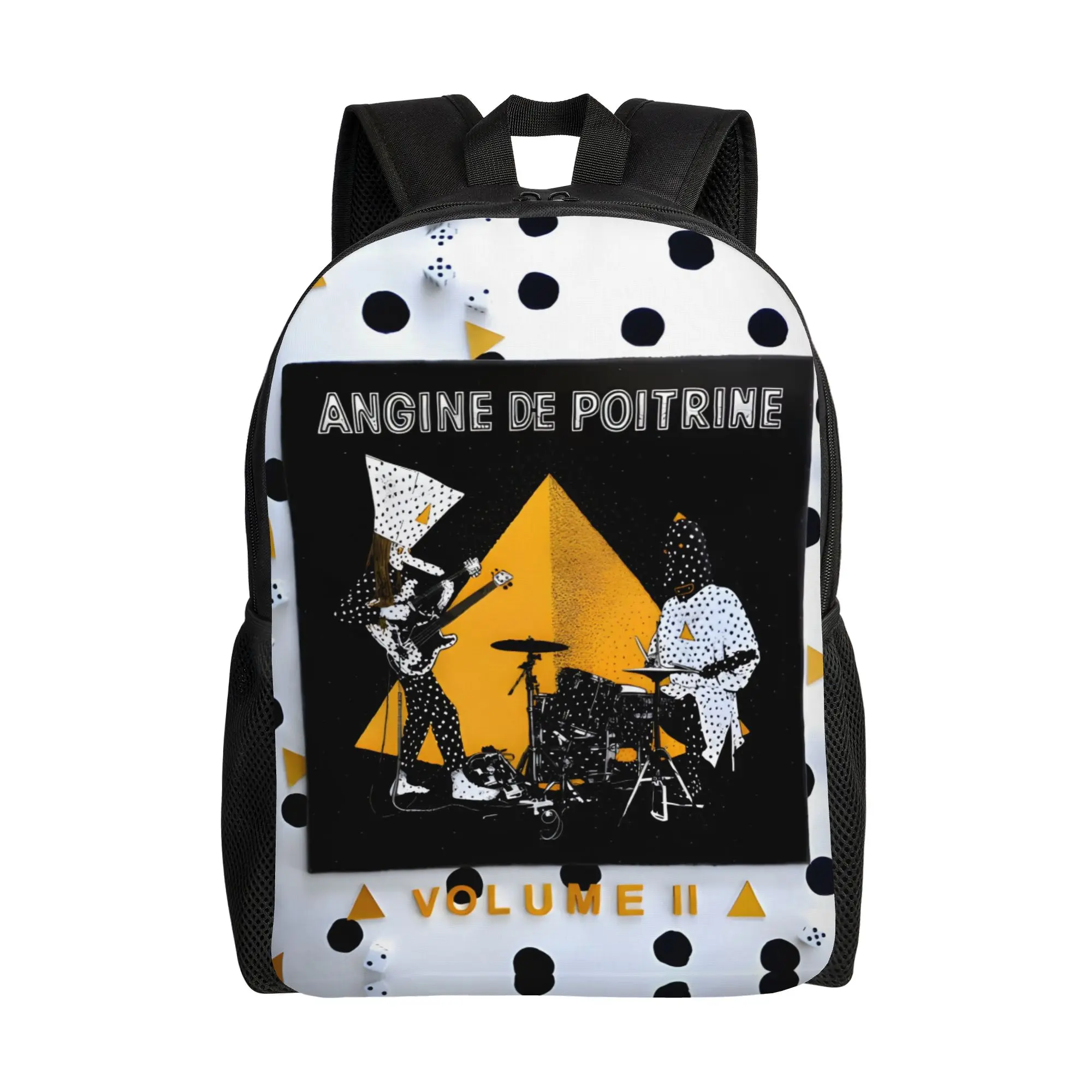 

Рюкзак Angine de poitrine High-Energy Rock для мужчин и женщин, стильный студенческий деловой рюкзак, холщовая сумка для ноутбука, подарок
