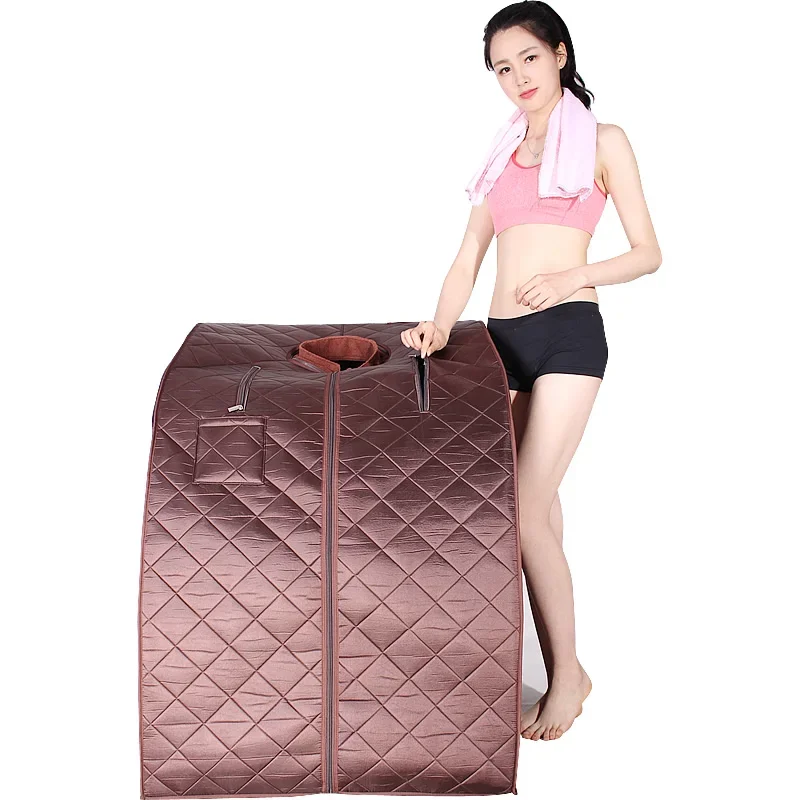 Far Infrared Steam Sauna Box Sets, Portable Personal Sauna Room SPA Slimming Remove Toxin Family Indoor Sauna Tent