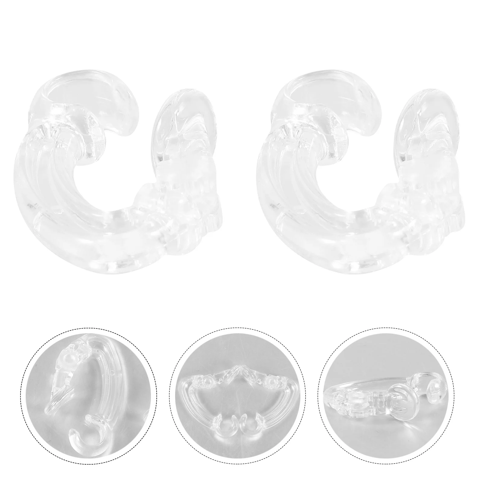 

2pcs Anti-Lost Earphone Clips Adjustable For Wireless Earbuds Running Cycling Outdoor Sports Protective Holder