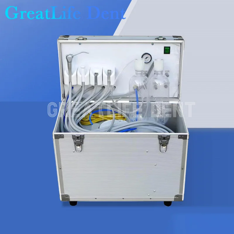 GreatLife Dent All in One Mobile Dental Portable Turbine Unit unità dentale portatile unità dentale portatile