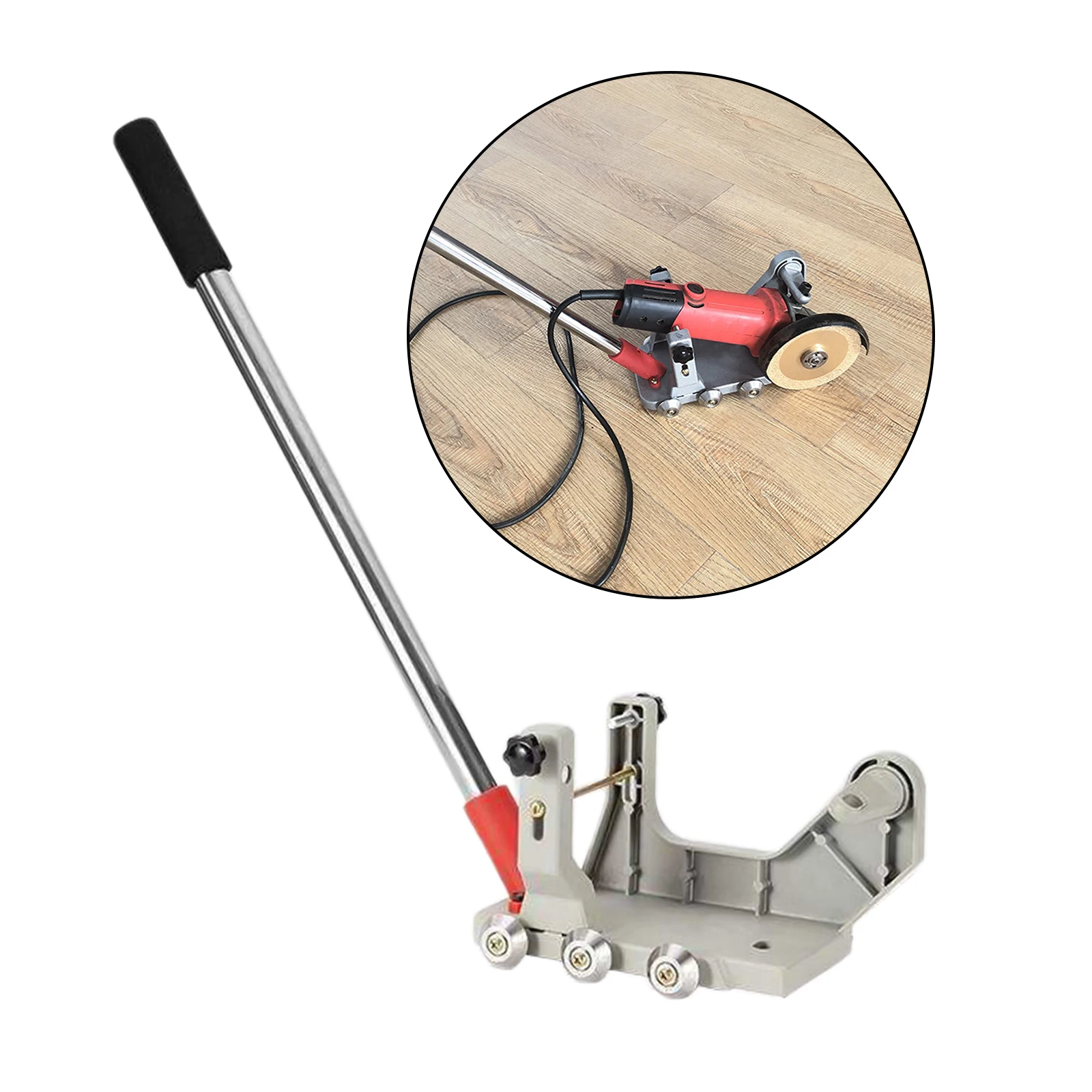 Angle Grinder Fixed Bracket Multifunctional Pull Rod Angle Grinding Machine Stand for Angle Grinder Tile Gap Cleaning Bracket