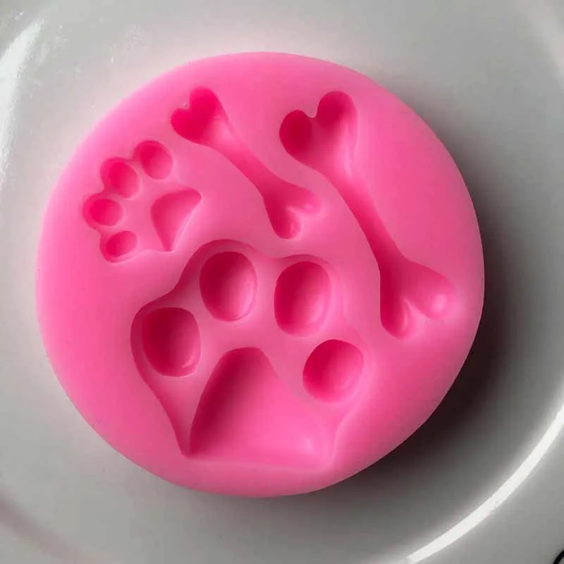 Bone Paw Silicone Mold Mobile Phone Epoxy Decorative DIY Ocean World Polymer Clay Mould 81