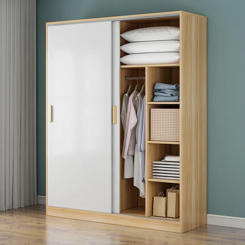 #For Factory Price Light Luxury Simple Multipurpose Wooden Hanging Width 120cm Closets Multipurpose Bedroom Closets