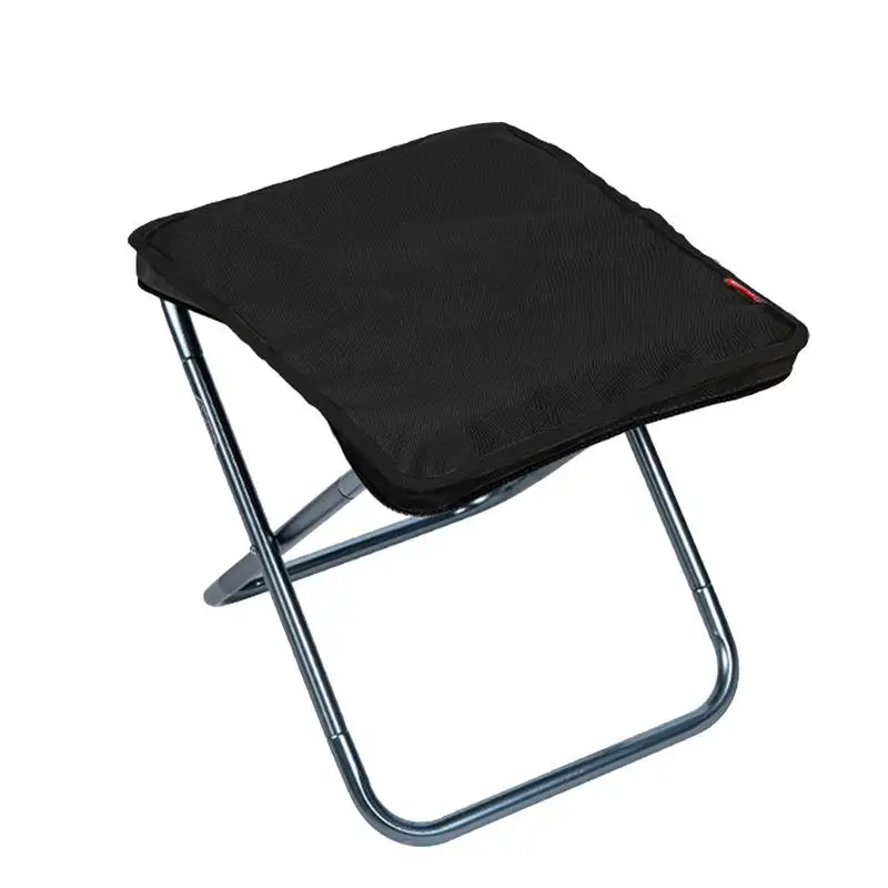 Folding Stool Camping XL Folding Stool Camping 600D Oxford Cloth 1.54lbs Lightweight Stool Aluminum Alloy Bracket Stool Supports