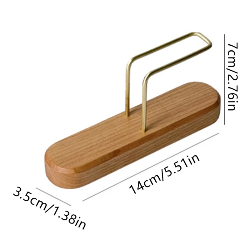 Wooden Coffee Filter Stand Fan Shape Paper Storage Rack Home Barista Accessories Coffee Maker Filter Holder
