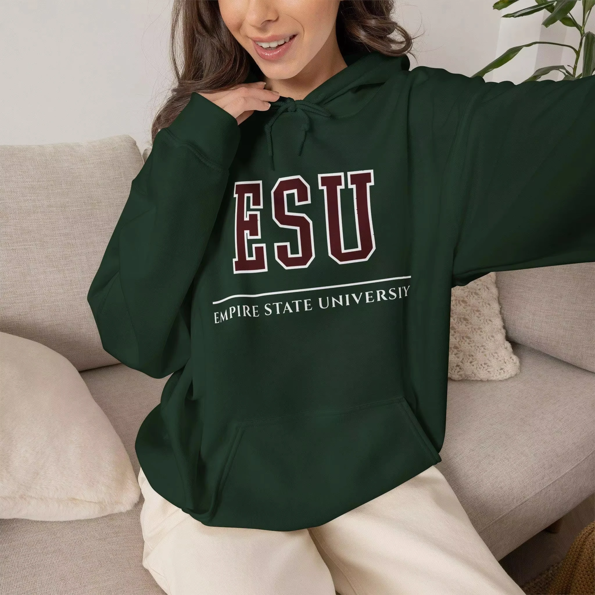 ESU Empire State University Hoodie Sweatshirt Tom Holland Brand New Day Merch Peter Hoodies Unisex Frühling und Sommer Langarm – Detail 9