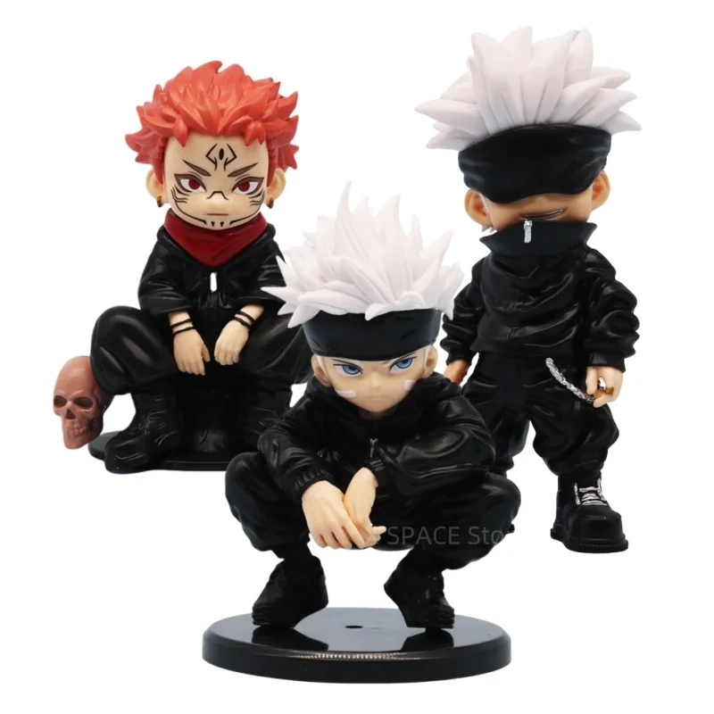 Jujutsu Kaisen Satoru Gojo Itadori Yuji Nobara Rz Q Edition Anime Action Figures Collectible PVC Model Statuette Gifts Toys