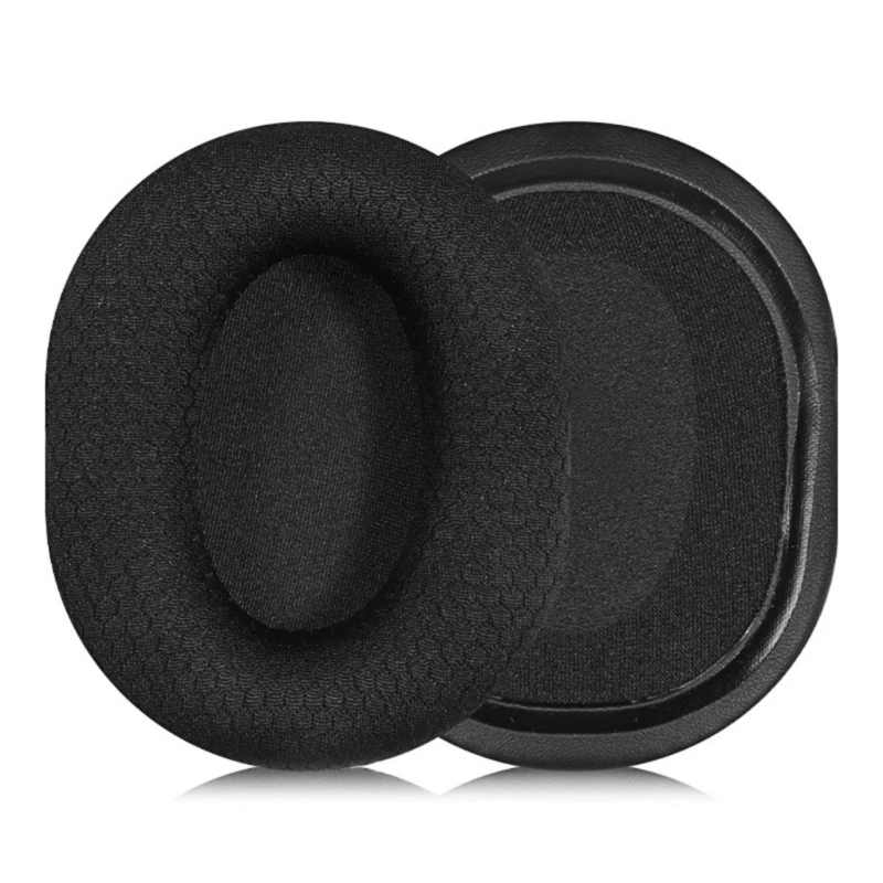 Mesh Fabric Ear Pad Replacement For Gaming Headsets Ear Cushions Comfortable Earpads Ear Cover Better Music Experience