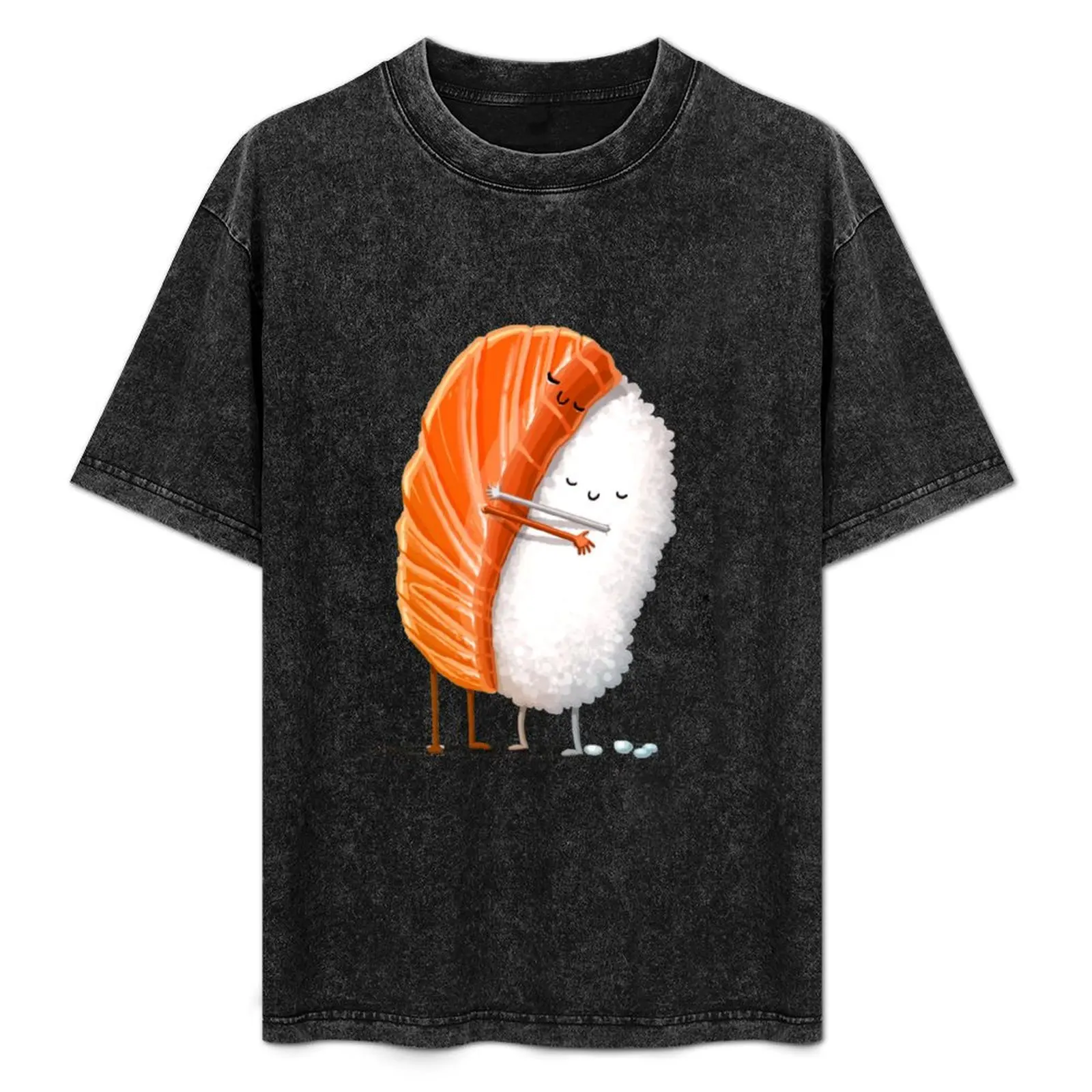 

Sushi Hug T-Shirt Summer Print Short Sleeve Tee
