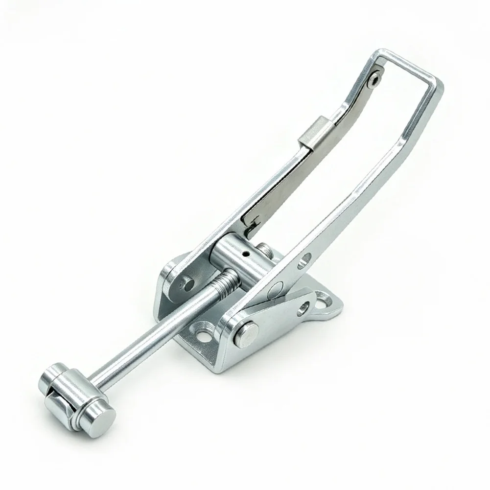 Silvery Adjustable Latch 28.5cm Strong Fastener For Tool Box Cabinet Inverter Case Secure Door Lock Buckle