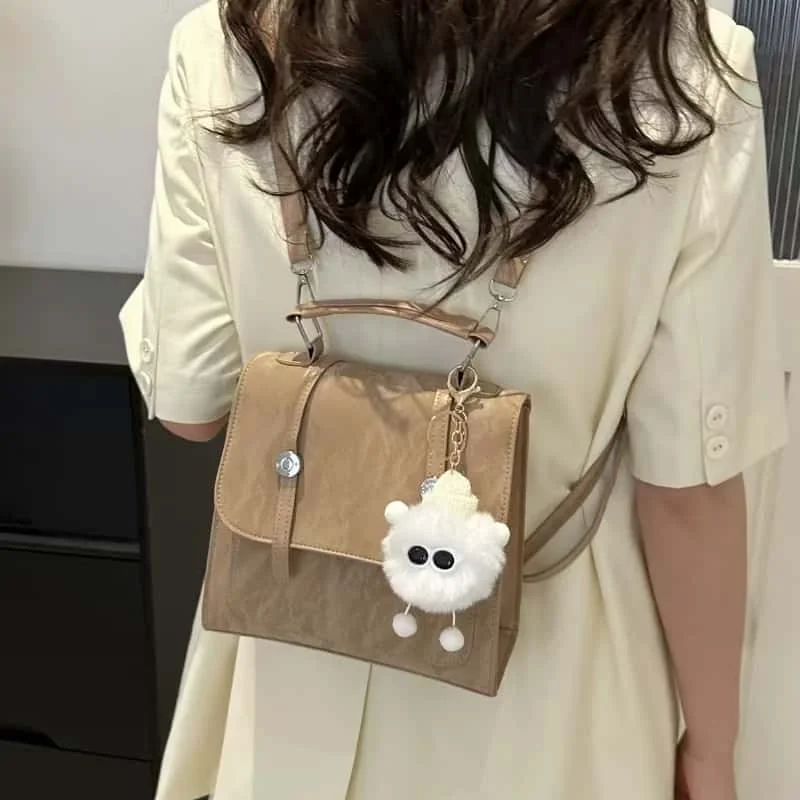 

New Autumn Simple Women's Commuting Backpack Korean Style Fashion Travel Bag