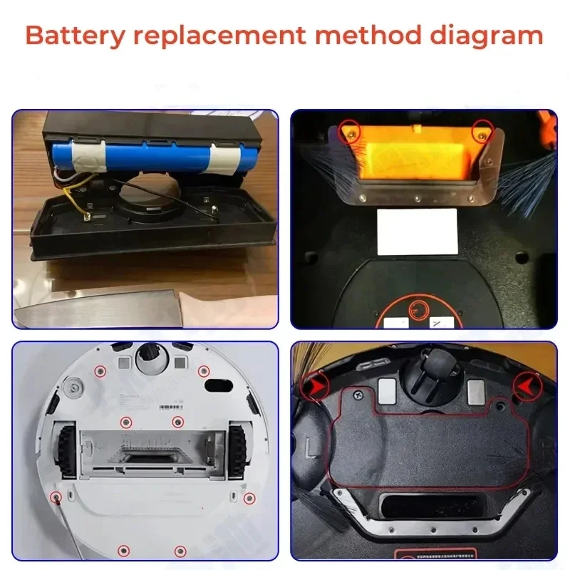 Replacement Battery 14.4V 3500mAh for For CECOTEC CONGA 3090 3091 3092 1690 1890 2090 2290 Robot Vacuum Cleaner Accessories