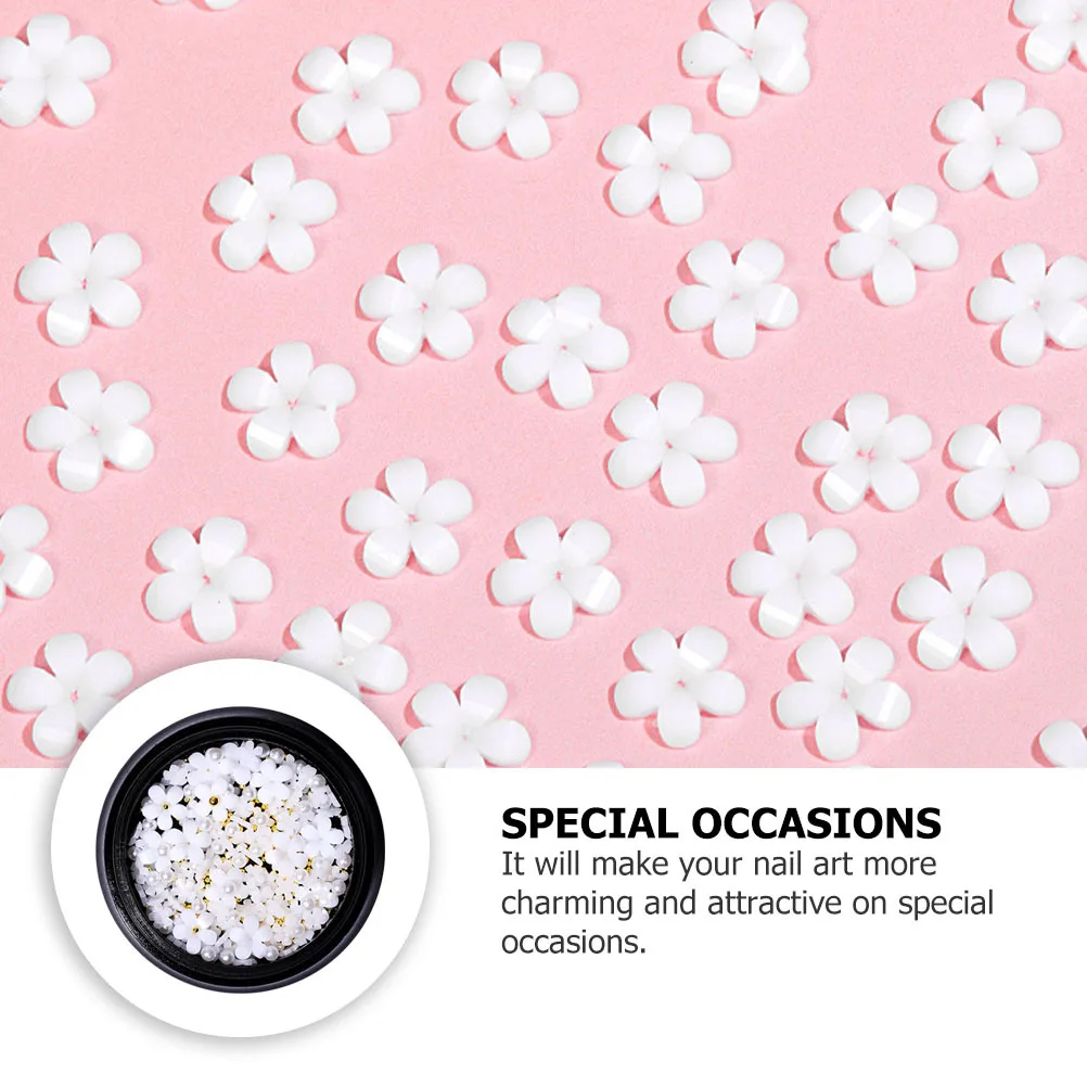 

2Pcs Small Flower Nail Art Charms Stylish DIY Nail Decorations Manicure Ornament Accessories Manicure Charm Manicures Decoration