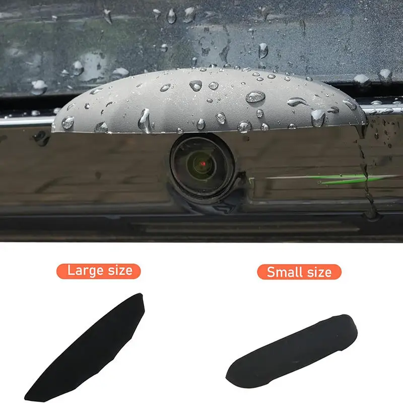 Car Reversing Rear Camera Rain Cover ABS Rain-Proof Car Reverse Camera Rain Shade Cover Waterproof Shield Car Exterior Accessory