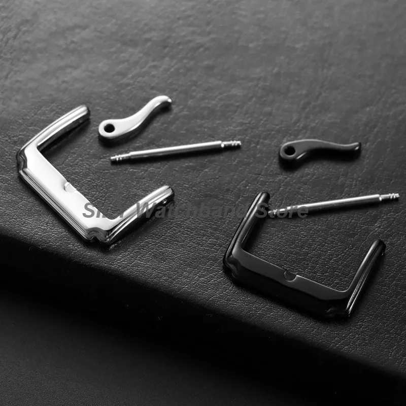 حزام الساعات دبوس مشبك مشبك ساعة الفولاذ المقاوم للصدأ ساعة زر 18 مللي متر 20 مللي متر 22 مللي متر مشبك ساعة حزام الساعات دبوس المشبك اكسسوارات #5