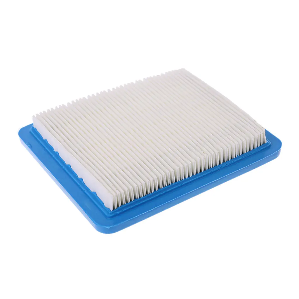 Air Filter Premium Lawn Mower Air Cleaner Square Air Filter Blue & White Compatible with Briggs Stratton 491588 491588S