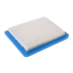 Air Filter Premium Lawn Mower Air Cleaner Square Air Filter Blue & White Compatible with Briggs Stratton 491588 491588S