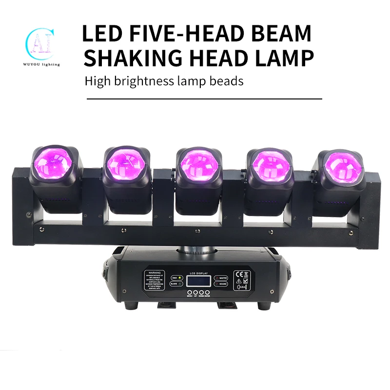 rgbw led moving head light iluminacao de palco para show dj disco party bar e casamento dmx512 4in 5x40w 01